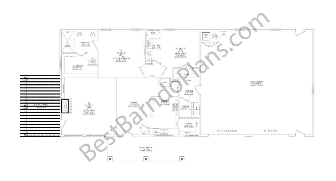 Urban Barnhouse Plan