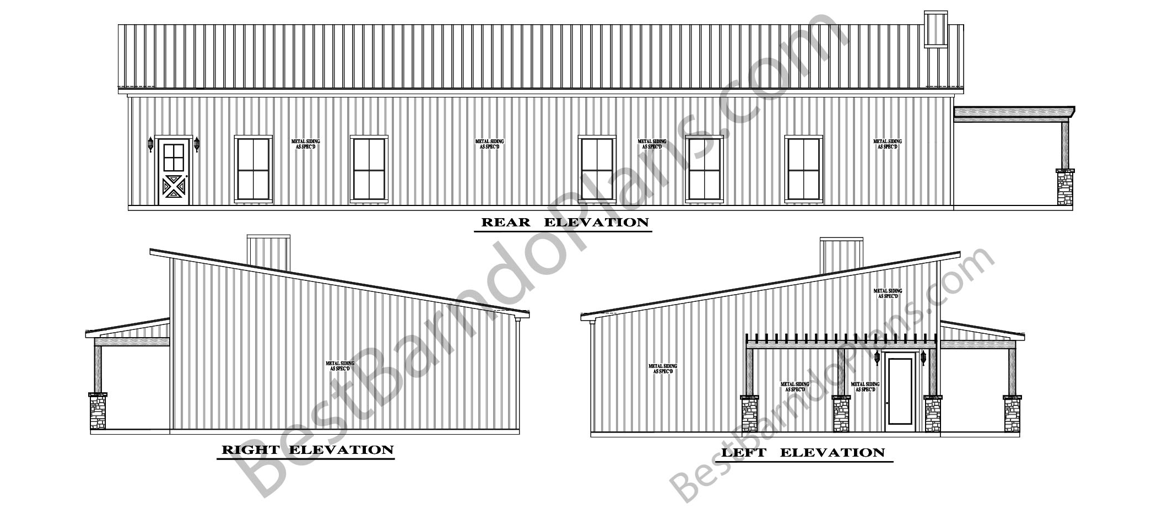 Urban Barnhouse Plan