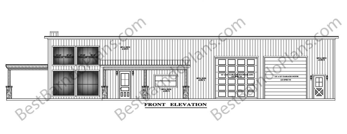 Urban Barnhouse Plan